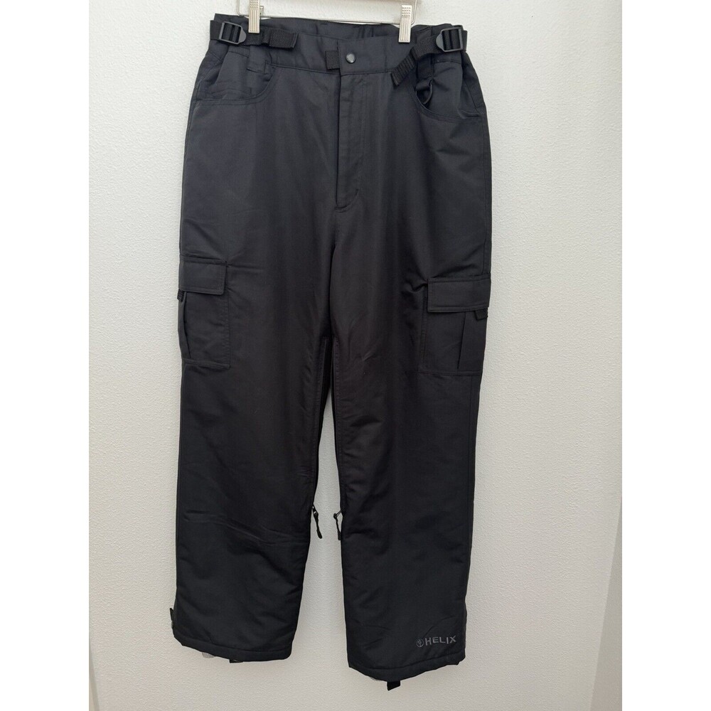 helix snow borad wear pants Sz M Medium Men Black New Without Tags Cargo Ski